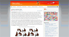 Desktop Screenshot of chinaarchery.org
