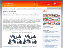 Tablet Screenshot of chinaarchery.org